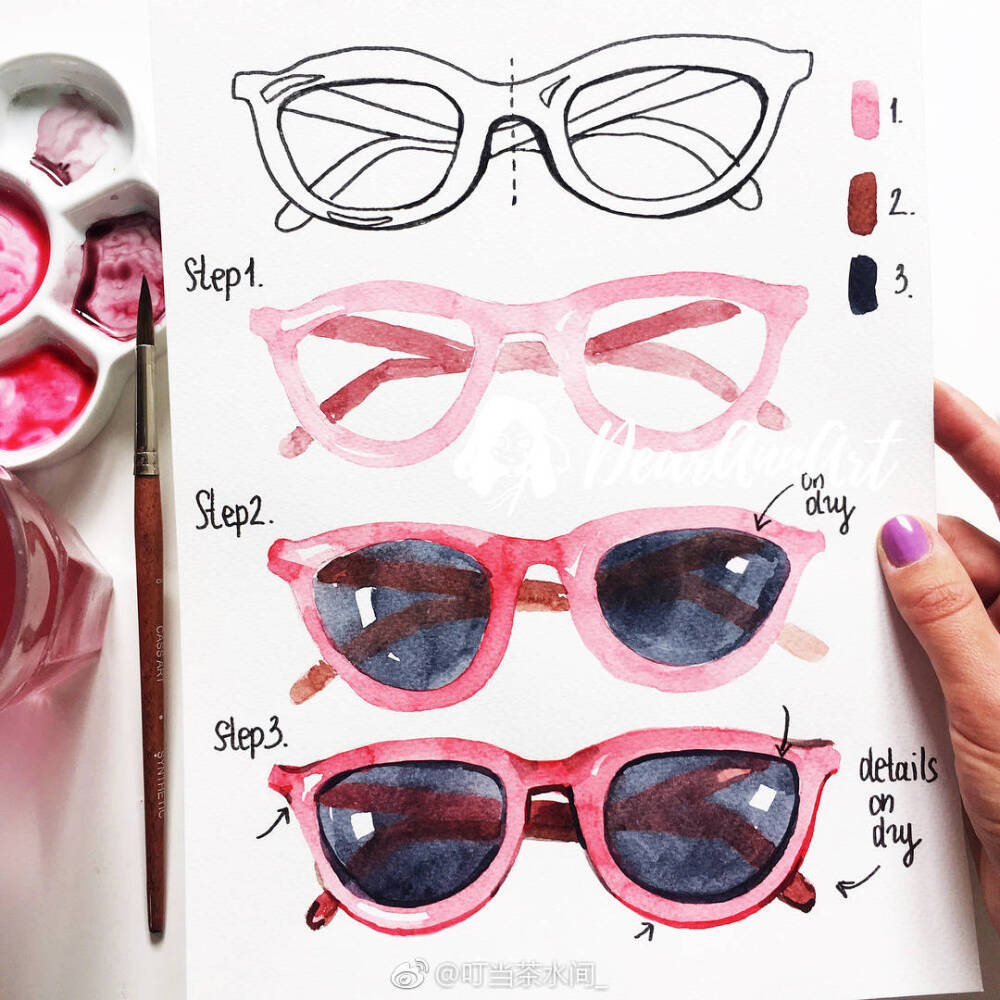 水彩 手绘 绘画 教程
侵删