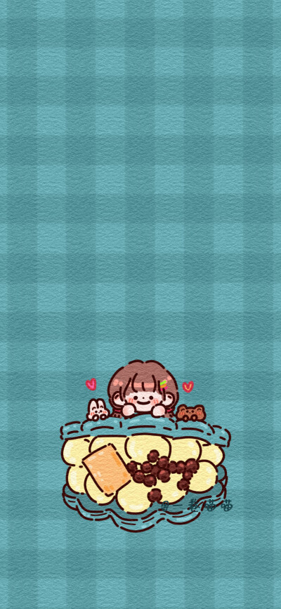 卡通壁纸
图源 一卷喵喵