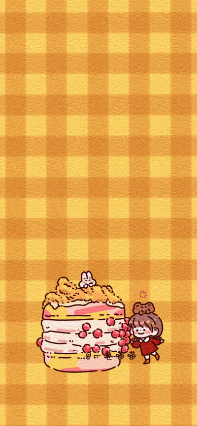 卡通壁纸
图源 一卷喵喵