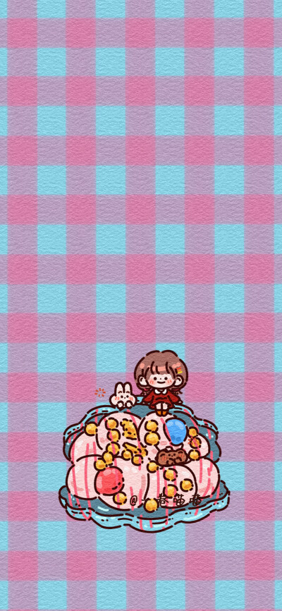 卡通壁纸
图源 一卷喵喵