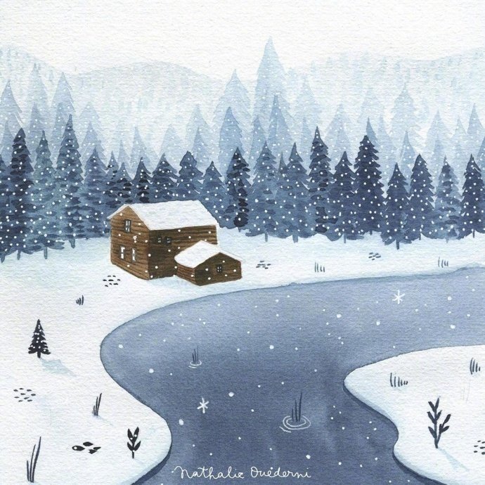 雪景
画师：nathalie_ouederni