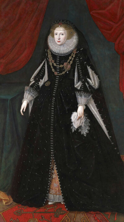 英国服装史上最奇特的女装款式之一出现在1610年代后至1620年代中的文艺复兴到巴洛克的转型期。这个时代虽然有大量画像资料流传，但因为没什么大事发生所以总被影视剧忽略，因此变得特别冷门。