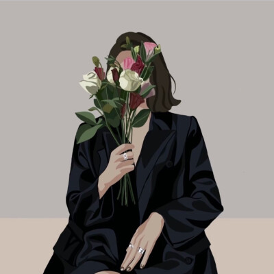 简约插画风格情侣头像
搬运 ks 有故事陈同学