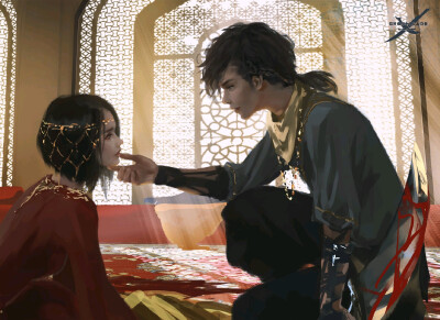 wlop鬼刀（壁纸or背景or头像之类的）