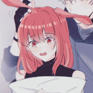 情头，一男一女，动漫[图源网]