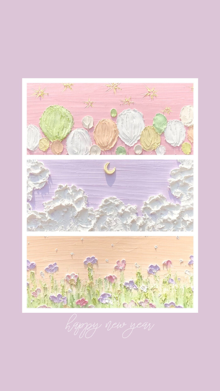 紫色壁纸，油画棒，油画壁纸