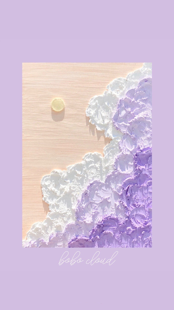 紫色壁纸，油画棒，油画壁纸