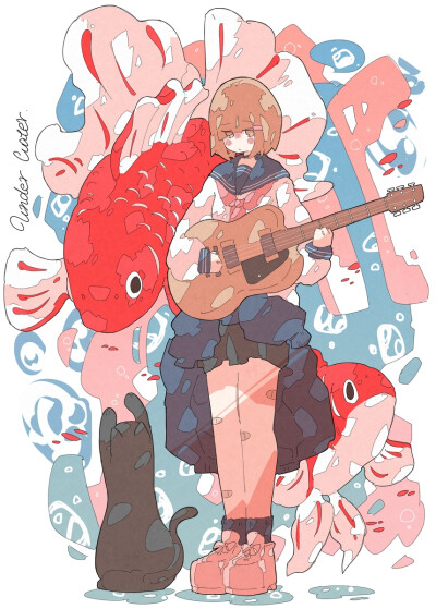 插画欣赏 | 画师：Haる 