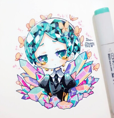 马克笔临摹素材 ibu chuan