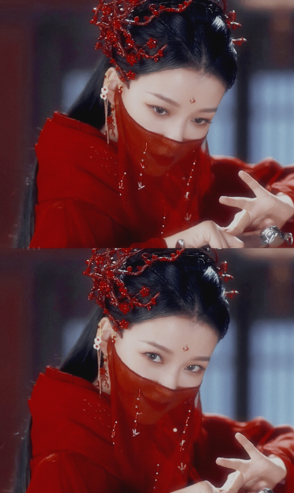 今夕何夕孙怡冬月图源微博是大栗