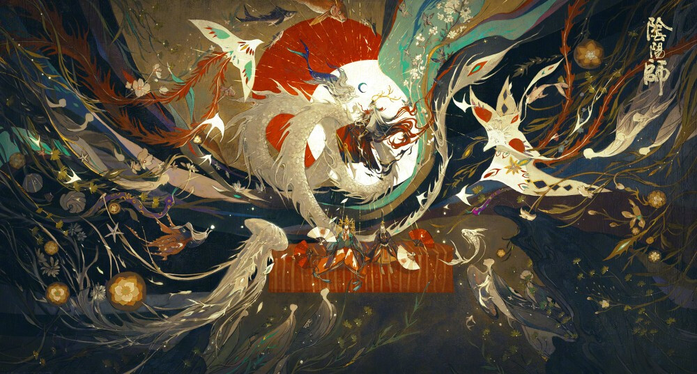 阴阳师插画