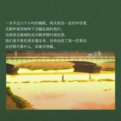 “书要好好读，喜欢的人要好好争取”