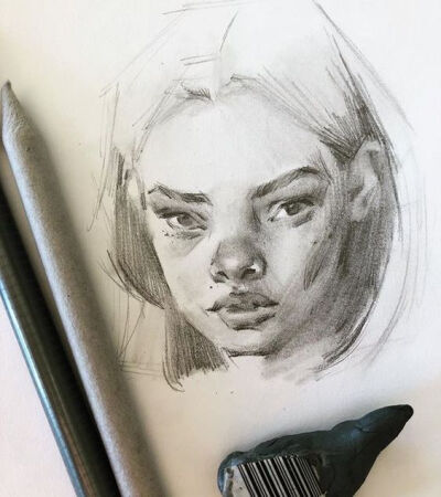 绘画素材素描速写人物意境灵感帅哥美女水彩风景欧美