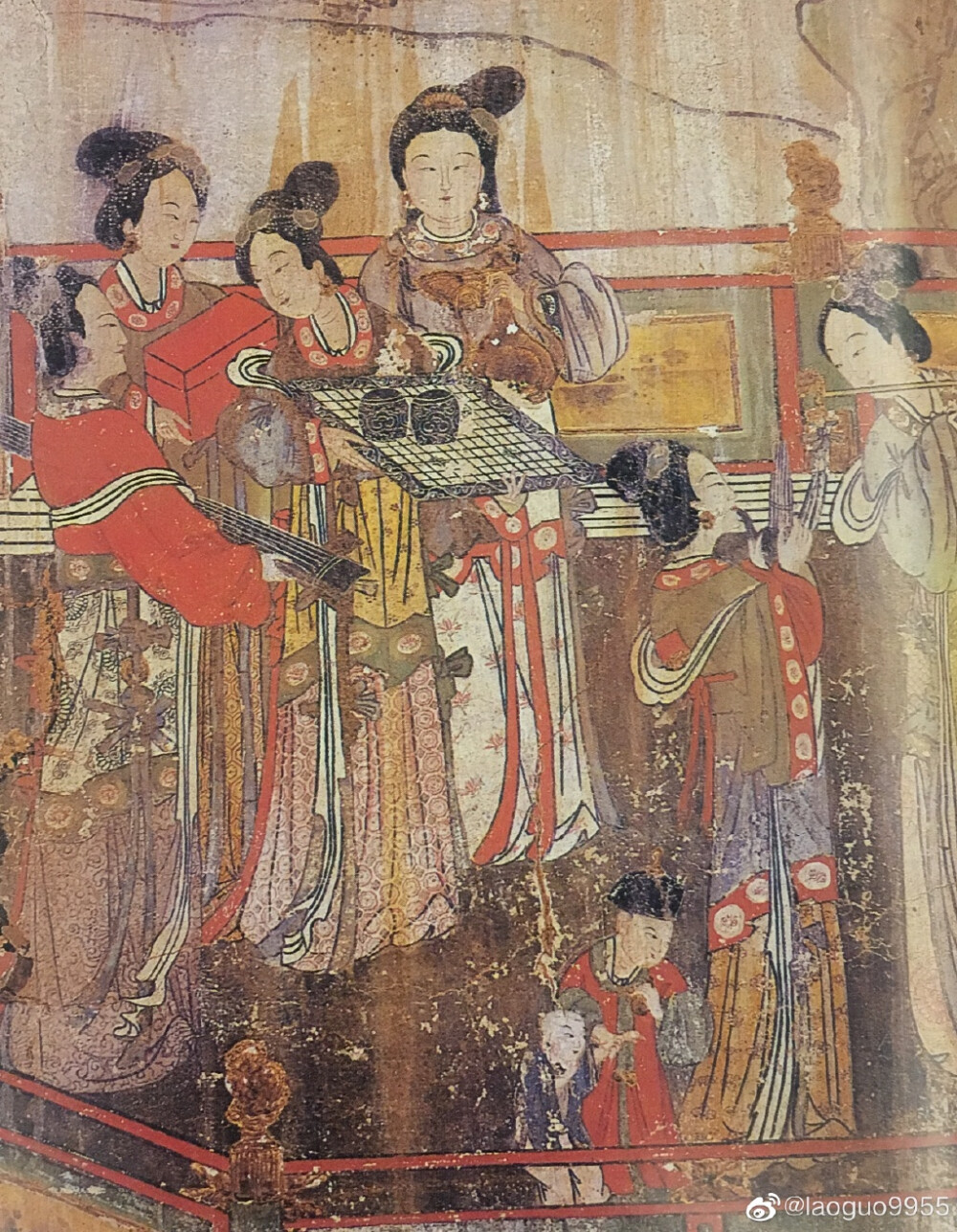 汾阳市圣母庙圣母殿壁画明