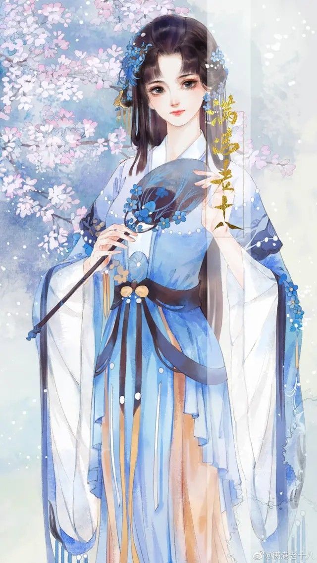 古风美女来自qq看点百度微博