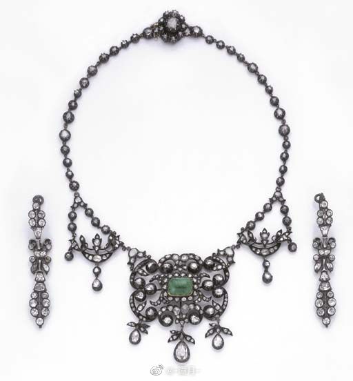 维多利亚时代古董珠宝套装