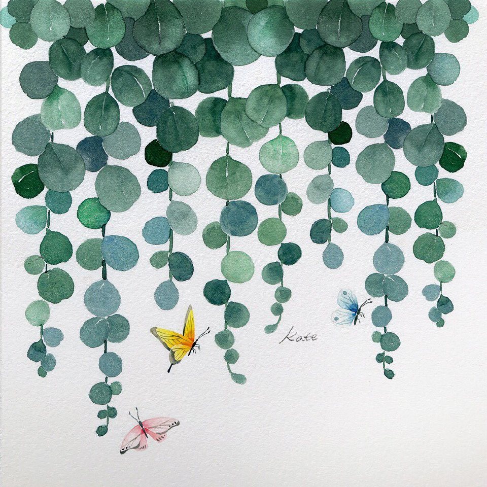 小清新 植物水彩
画师:urbankate_in_ca ​