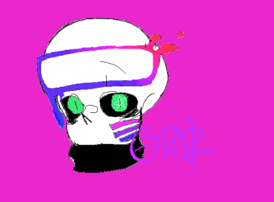 Vaporwave ink sans