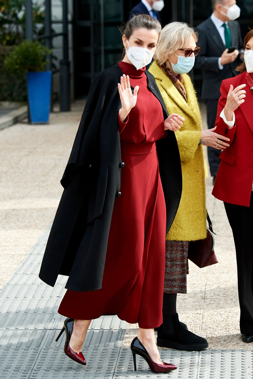 Queen Letizia of Spain
'Concepcion Arenal. La Pasion Humanista 1820-1893' exhibition at the National Library on February 16, 2021 in Madrid, Spain
shoes: Lodi
[weibo@-slyvieCX-]