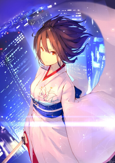 第一千零九十四期-ENJI 卢森堡插画师 日本刀与美少女们