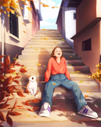 灵感插画 源自微博