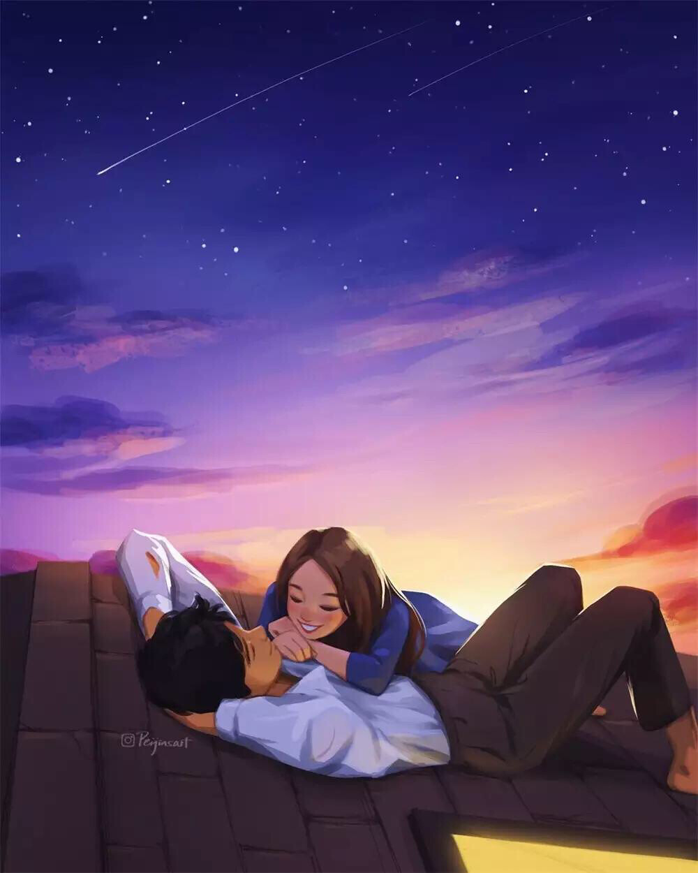 灵感插画 源自微博