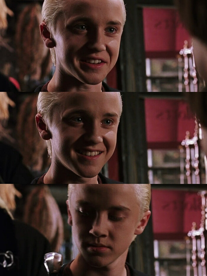 if you don't go away,i will die together.
draco malfoy.德拉科