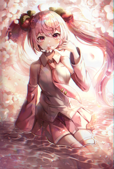 樱初音 桜ミク 画师：미라쥬/ミラージュ（p id=49923885）id=87866677