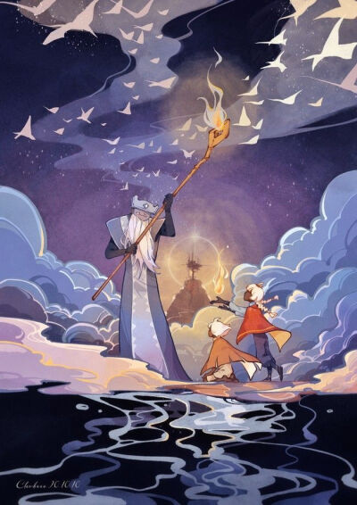 这唯美的画风让我想起了小时候听的故事