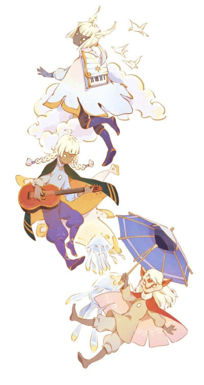 这唯美的画风让我想起了小时候听的故事