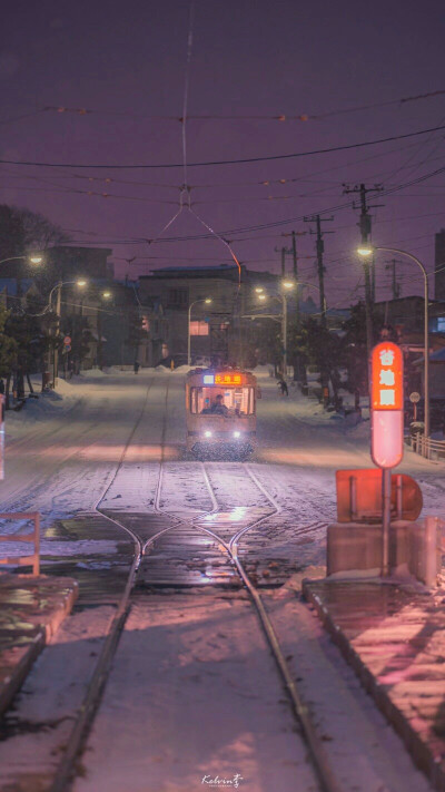 冬日夜景壁纸