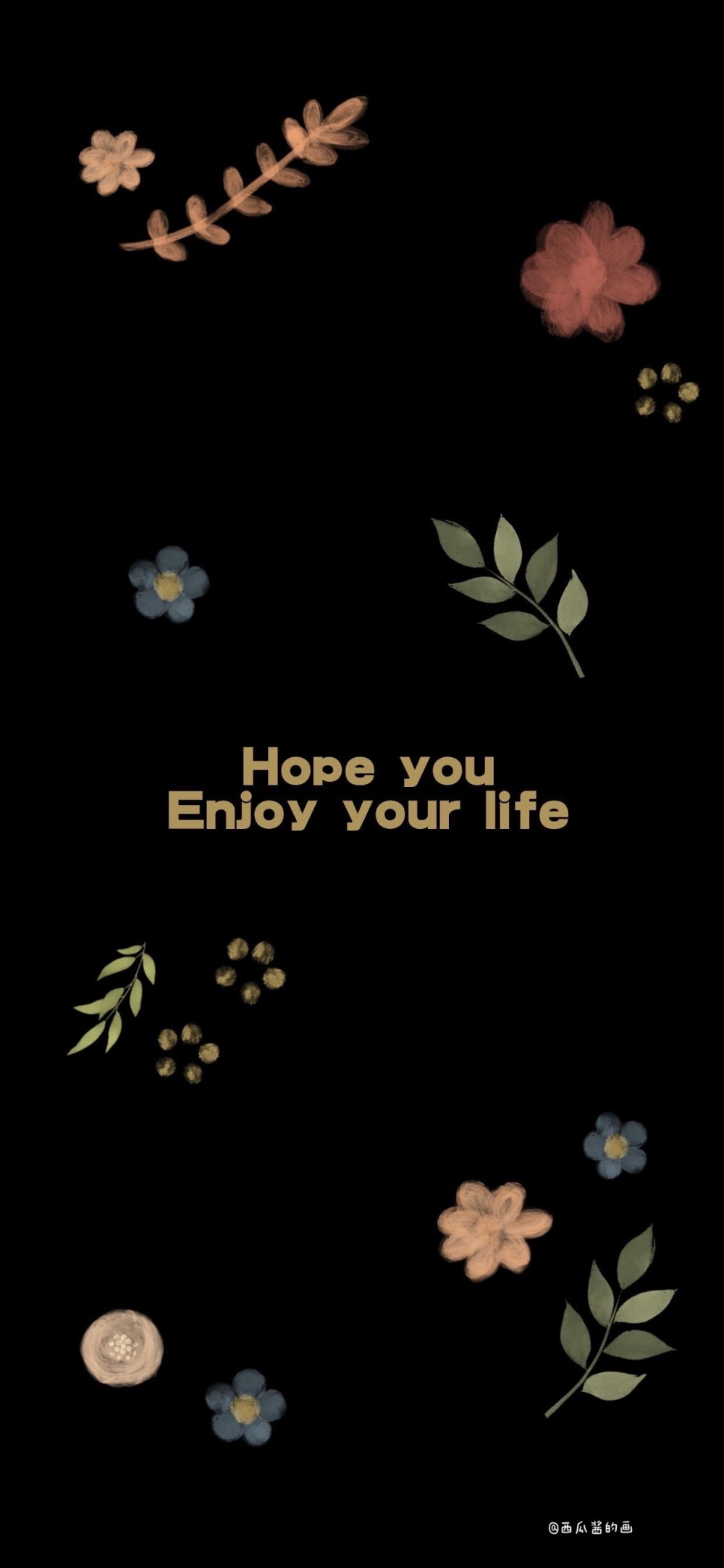 黑色简约节壁纸
