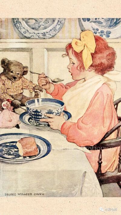 复古插画美国插画师 Jessie Willcox Smith