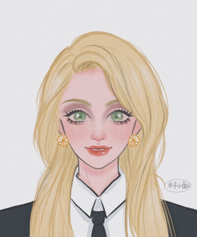 迪士尼公主欧美证件照形象
画师：木子小面