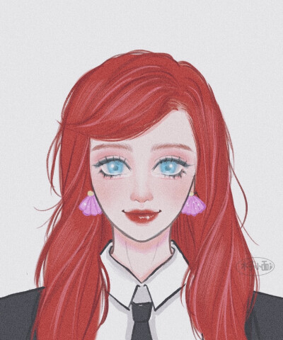 迪士尼公主欧美证件照形象
画师：木子小面