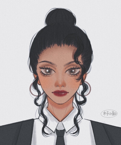 迪士尼公主欧美证件照形象
画师：木子小面