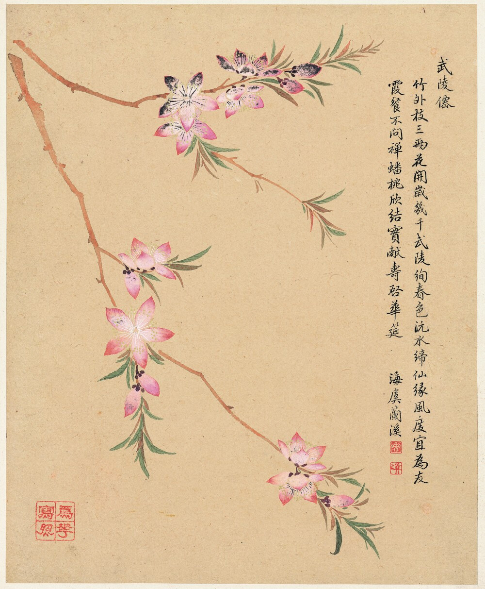 【邹一桂 清 《花卉八开》】
邹一桂（1686－1772）清代官员，画家。字原褒，号小山，晚号二知老人，江苏无锡人。雍正五年二甲第一名进士，授翰林院编修。历官云南道监察御史、贵州学政、太常寺少卿、大理寺卿、礼部侍郎，官至内阁学士。擅画花卉，学岳父恽寿平画法，风格清秀，除了天赋异禀他还有一个画画很厉害的爸爸。 ​
#艺术研习社##这就是中国风##遇见艺术#