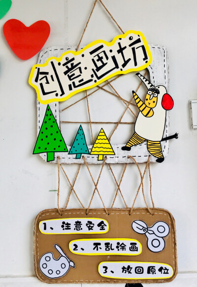 幼儿园区域牌