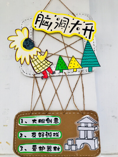 幼儿园区域牌
