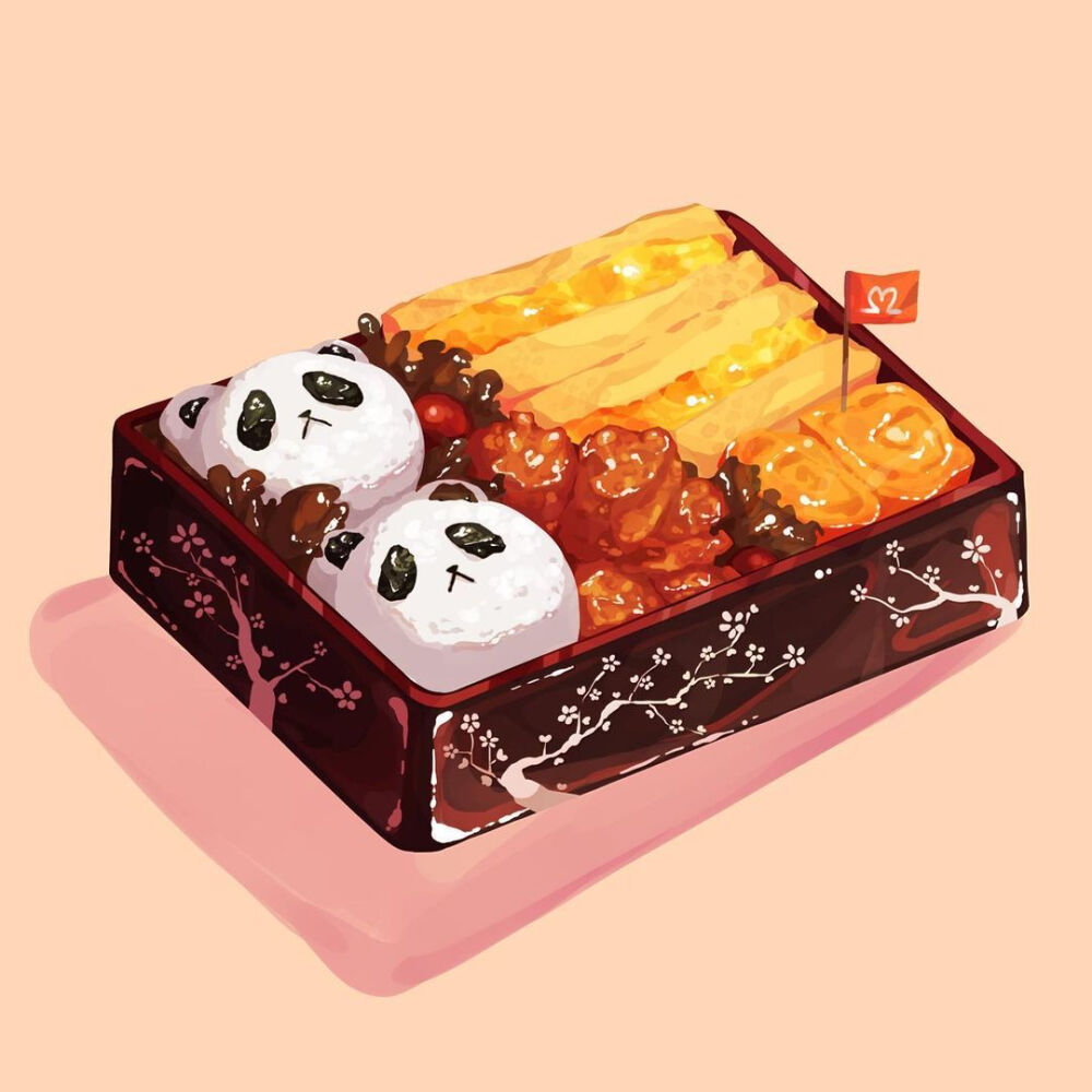 治愈系美食插画 ​​​
画师： mmumechii