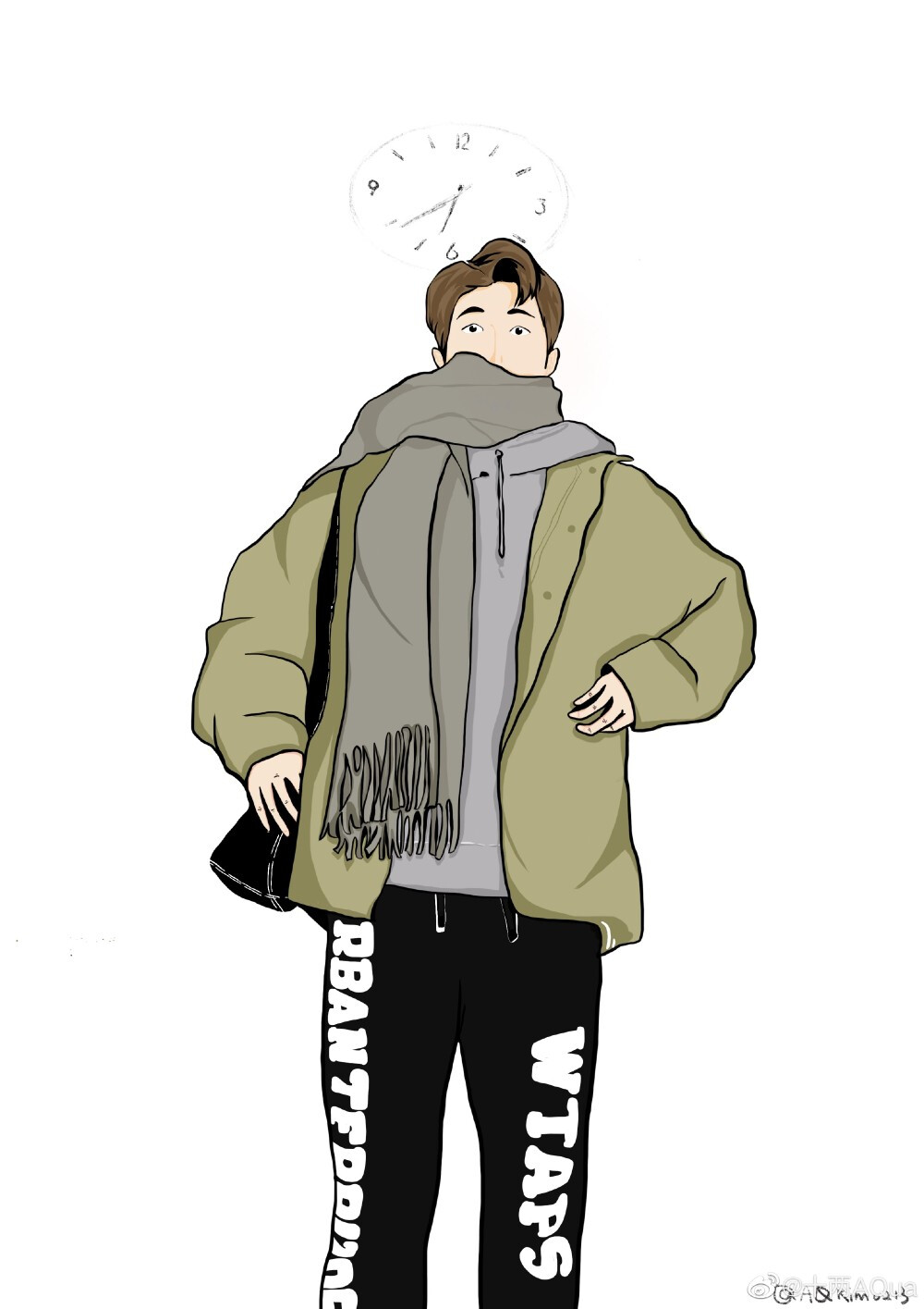 金南俊手绘,搜图不易,留图请点赞,专辑内所有图片均有才阿米所绘,我