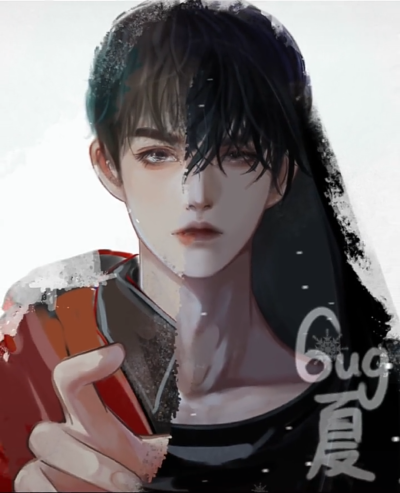 盗墓笔记 张起灵 吴邪 画师:bug夏（六月）