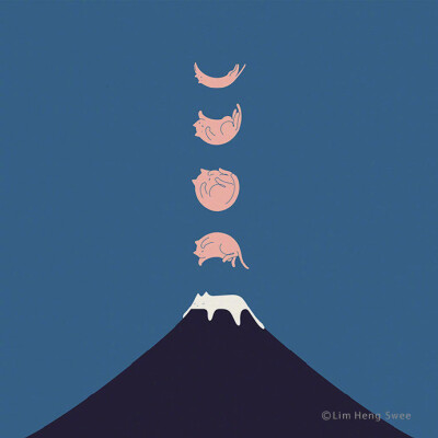 “喵星人，無所不在！”
cr.Lim Heng Swee