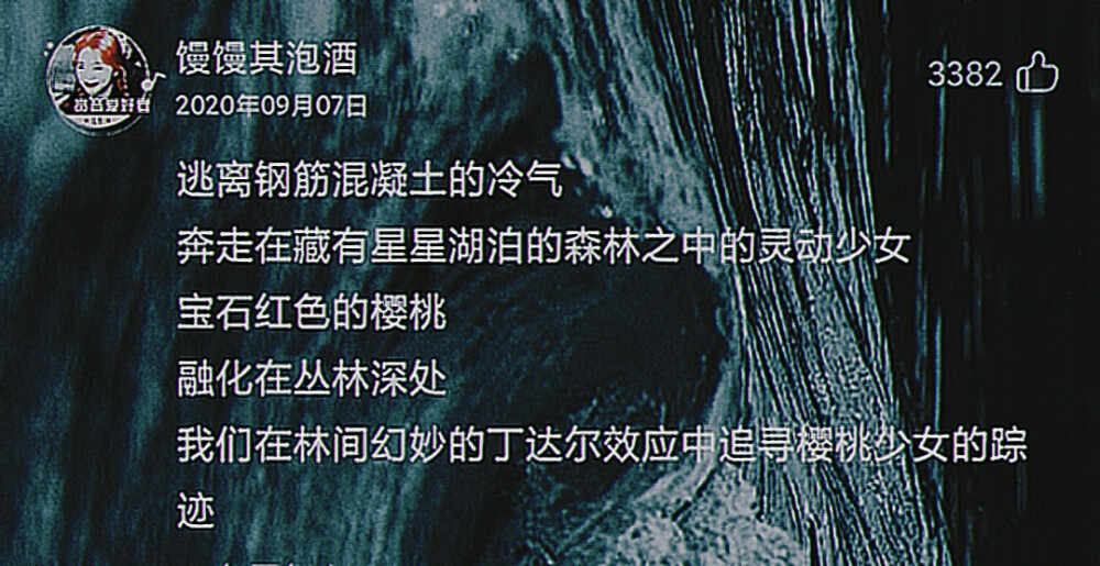 不因一叶障目，而不识神秀岱宗。不因一朝风月，而不解万古长空。
JOY 朴秀荣 RedVelvet
经年辰景
原截金时宜