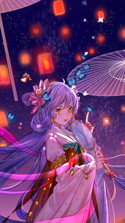 手绘 插画 动漫