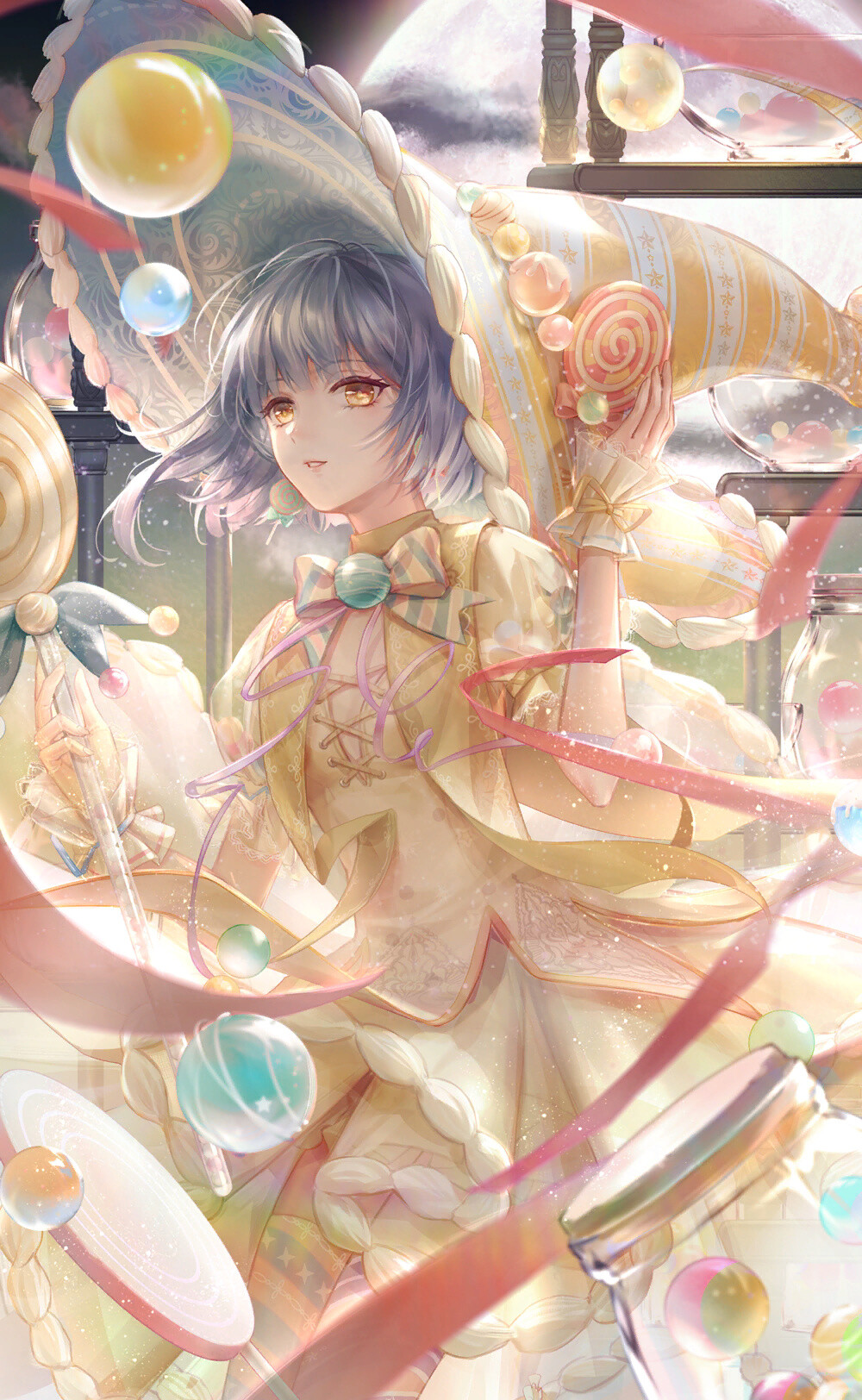 闪耀暖暖夜宵糖果女巫丽莎&糖衣女巫丽莎 - 堆糖,美图壁纸兴趣社区