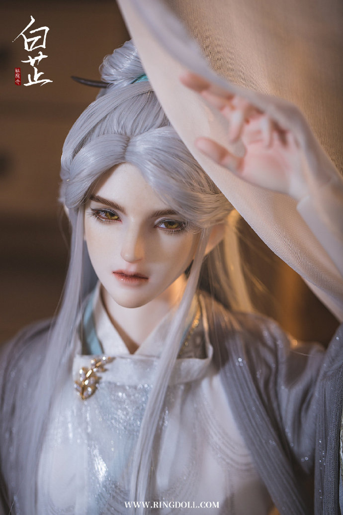 BJD
ringdoll超话 原创诛魔令系列 — 白芷
关注@Ringdoll戒之人形 转发并评论本博，2月26日12点抽一人送图4【定制版百草箱】
青衫少年，师从神农门，艺成终南山。本是山野浮萍，却愿担天下救世之责。奈何世道崩坏，大业未成，降祸于身。
大劫后，了却功名，化名野草，以白芷之名祛世间寒凉。