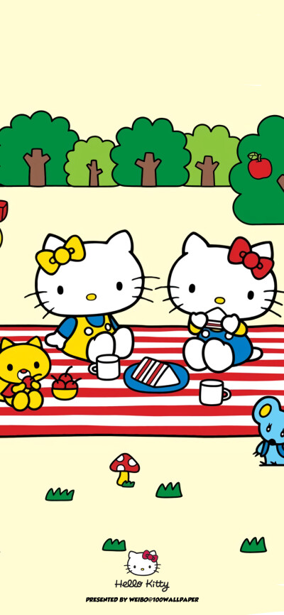 Hello kitty 日常生活壁纸 ​​​