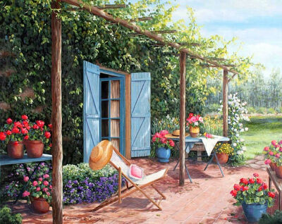 油畫 ：Guido Borelli