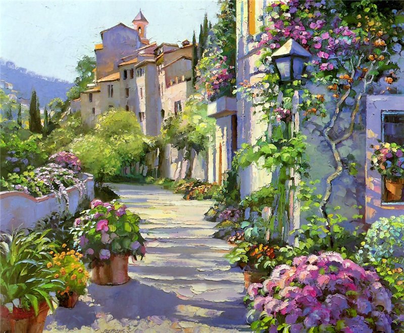 油畫 ：Guido Borelli